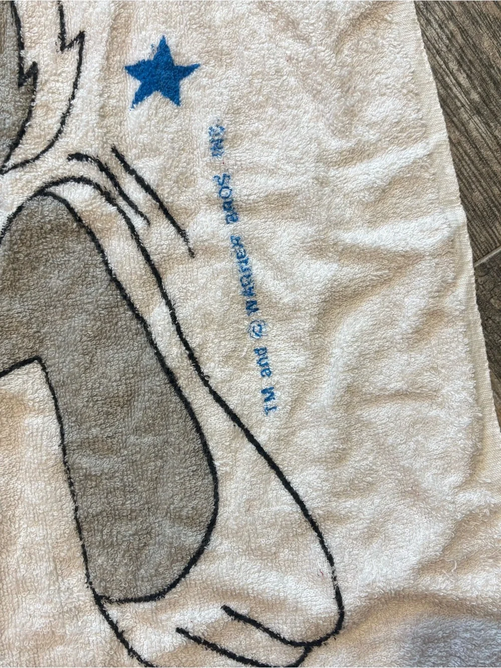 Vintage Jay Franco Beach Towel Bugs Bunny 100% Cotton 70's Retro 49”x25”